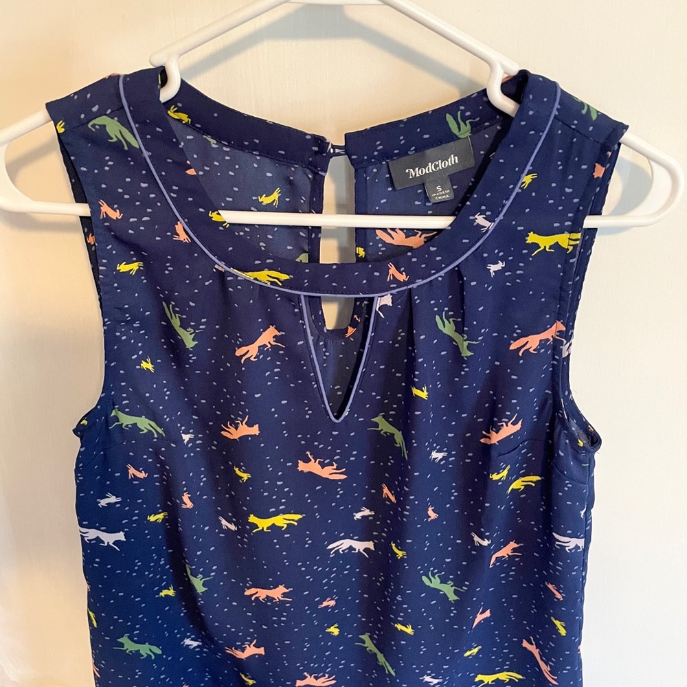 Modcloth Fox & Rabbit Tank Top - Picture 5 of 7